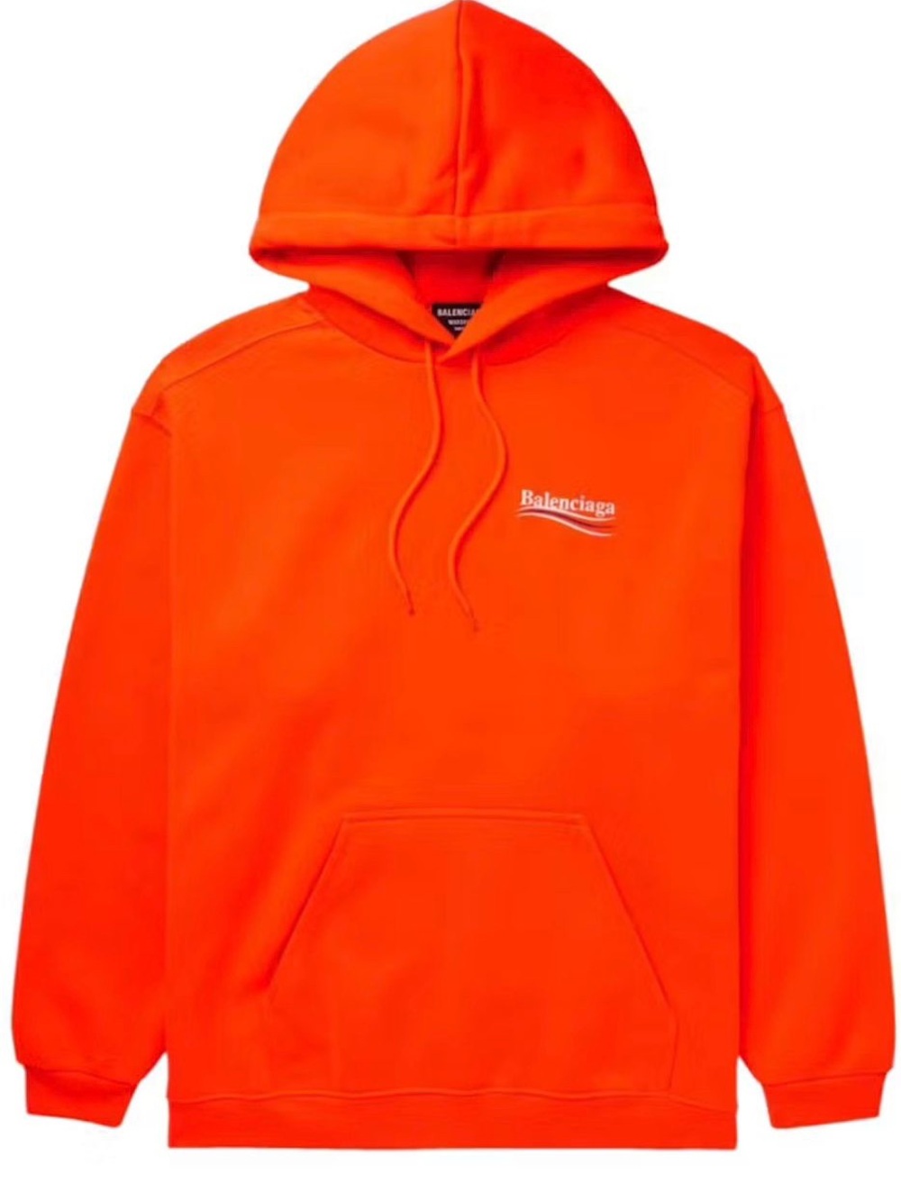 Balenciaga Orange Logo Hoodie